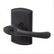 Delaney Hardware Italian Collection Artino Black Keyed Entry Door Handle 360204 - alternate 4